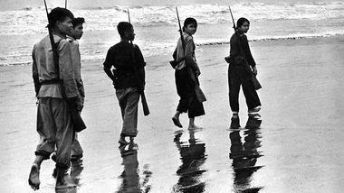 Milizgruppe eines Dorfes in Nordvietnam 1968