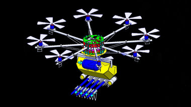 Neuentwicklung »Skunk Riot Control Copter«: Eine Drohne zur Jagd...