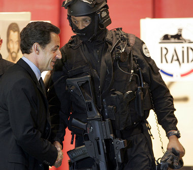 Januar 2007: Nicolas Sarkozy, seinerzeit Innenminister, heute Pr...