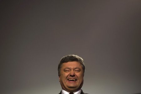 Schokoladenmilliardär Petro Poroschenko präsentierte sich am 26....