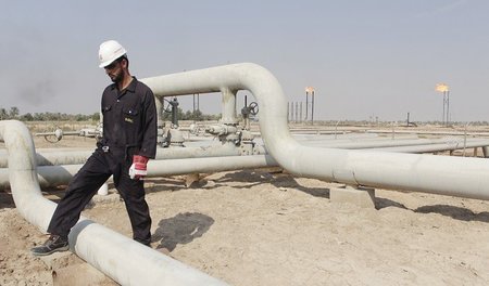 Zuviel Öl? Inzwischen läuft auch die irakische Förderung (hier i...