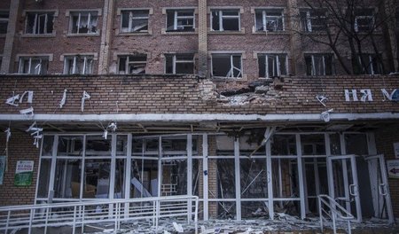 Beim Beschuss des Donezker »Krankenhauses Nr. 3« wurde am Montag...