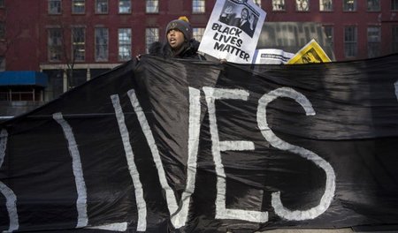 Protest gegen Poliziegewalt am 15. Januar in New York