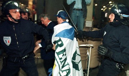 Beim Klassenkampf immer vorne mit dabei: Die Arbeiter der Renaul...