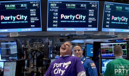 Start der Party City Holdco Inc. an der New York Stock Exchange ...