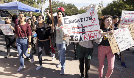 Kein Luxus, kein Geschäft: Studenten in der kalifornischen Stadt...