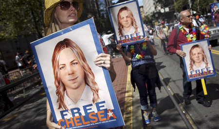 »Freiheit für Chelsea«: Solidarität mit der inhaftierten Whistle...