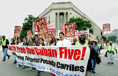 »Bush: Lassen sie die Cuban Five frei« - Kundgebung im September...
