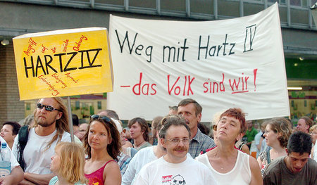 In Leipzig (und anderswo) gingen 2004 Zehntausende gegen die »Ag...