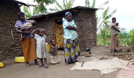 Vertriebene in Mubende (Uganda)