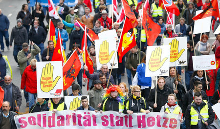 Protest gegen den AfD-Parteitag in Köln (22. April)