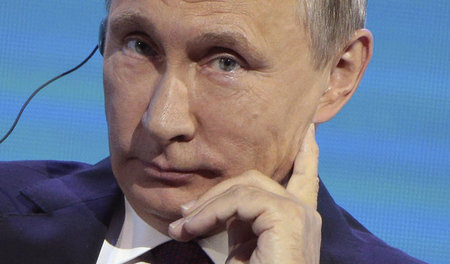 Vorschlag für Friedensmission: Russlands Präsident Wladimir Puti...