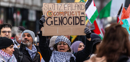 »Die Schweiz ist mitschuldig am Völkermord«: Demo gegen den Gaza...