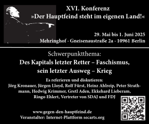 Konferenz gegen den Hauptfeind