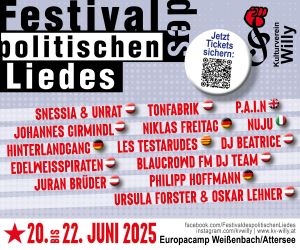Festival des Politischen Liedes - Kulturverein Willy