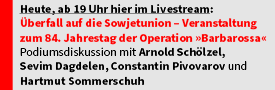 Livestream Überfall auf die SU