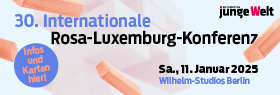 Rosa-Luxemburg-Konferenz am 11.01.2025