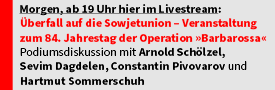 Livestream Überfall auf die Sowjetunion