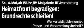 4. Mai, Diskussion zu Grundrechten