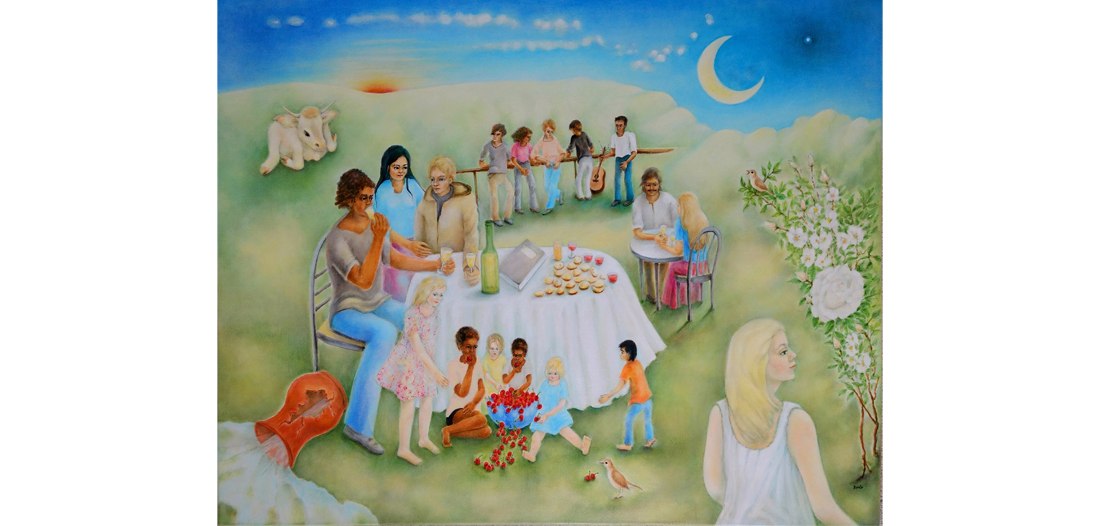 Bärbel Bredel, Teltow, Bild 2 von 3 des Triptychon »Human and Ta