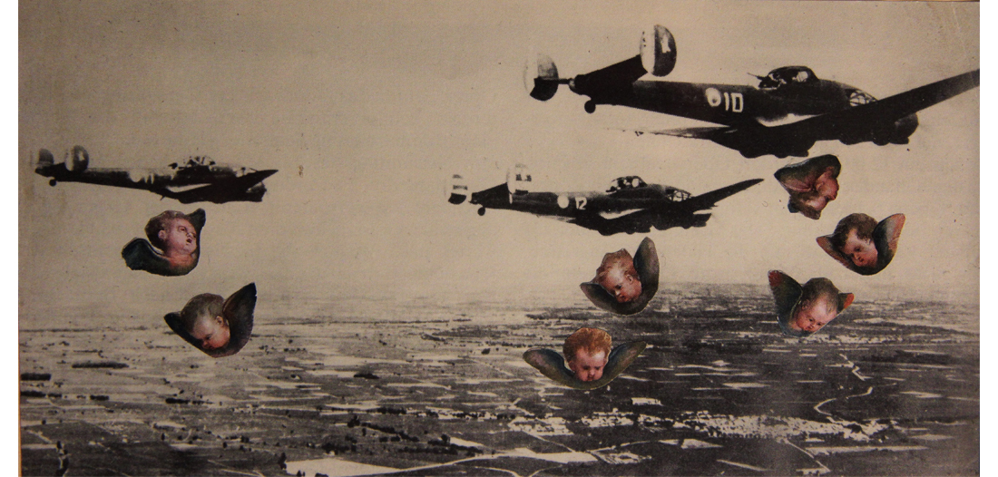 Lilly Germann, Köln, Bild 1 »Friedsenssicherung«, 18 x 9 cm, Fo