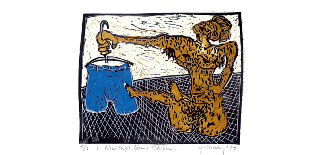 Hartmut Hornung, Ahlbeck, Bild 1 »Nawalnys blaues Höschen«, 50 