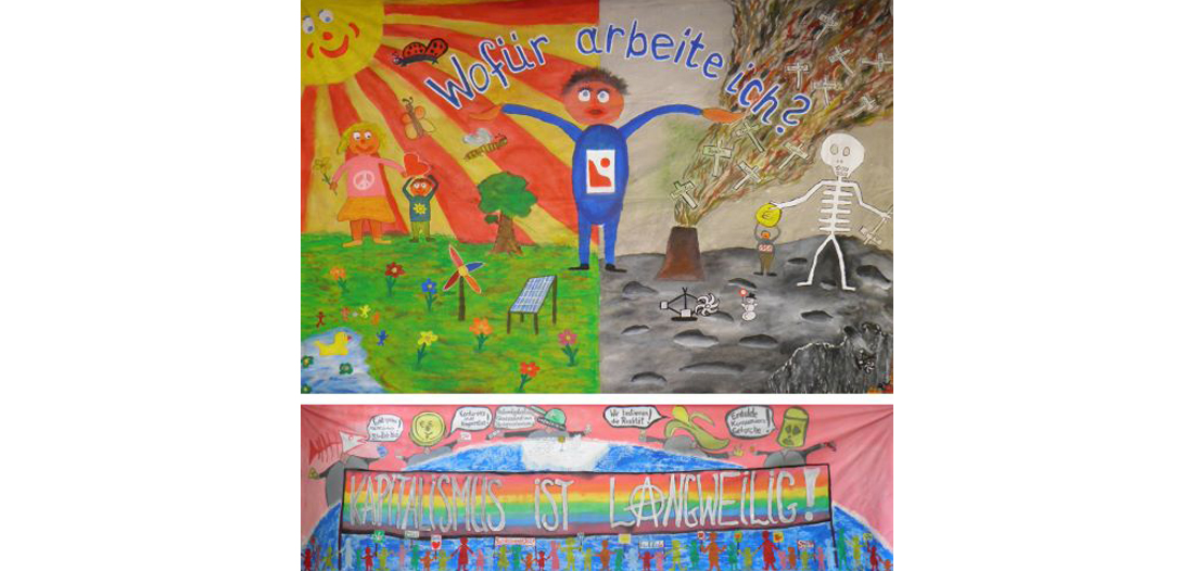 Marco Schaub, Gera, Bild 2 »Protestbanner Umweltschutz«, 70 x 50