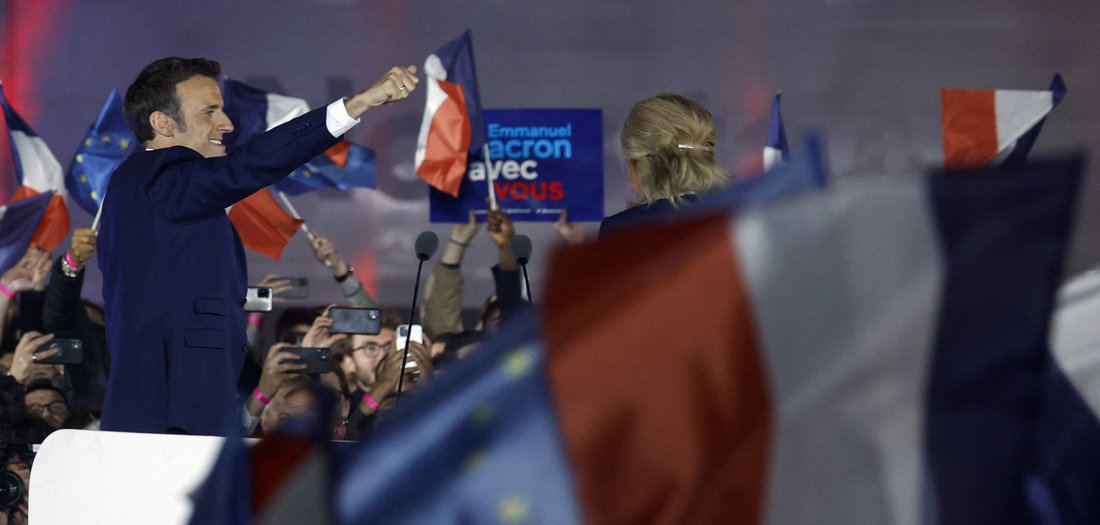 Fünf weitere Jahre: Macron bleibt Staatschef