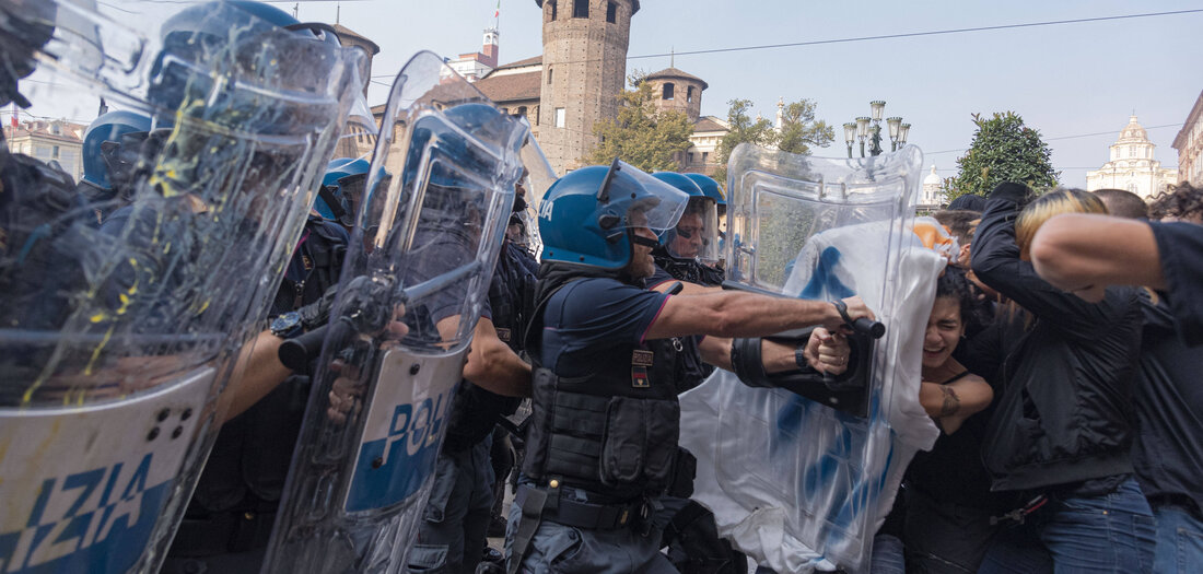 Gegen Auftritt von Meloni: Wütender Protest