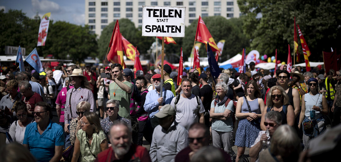 DGB-Demos am 1. Mai: Weitgehend ruhig
