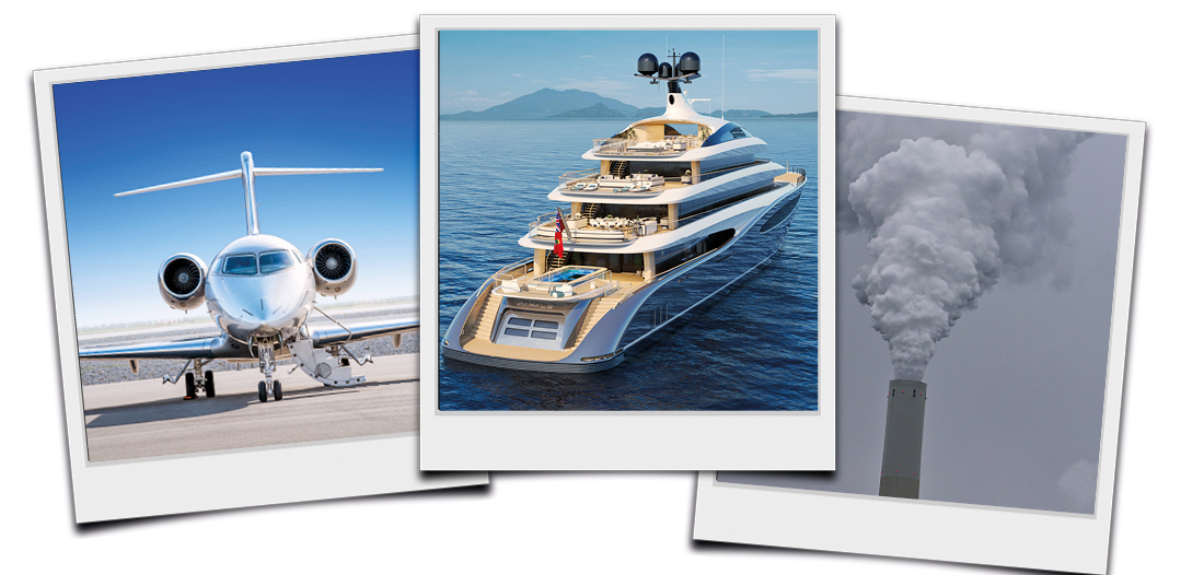 Reichtum und Klimakollaps: Mein Jet, meine Yacht, mein CO2-Fußabdruck