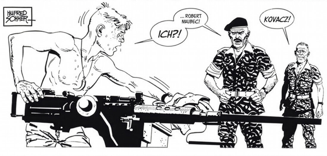 Comic: Mann ohne Ziele