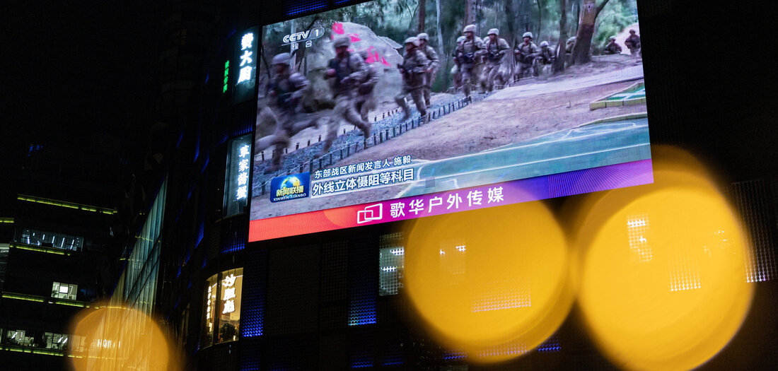 Taiwan-Konflikt: Warnung per Manöver
