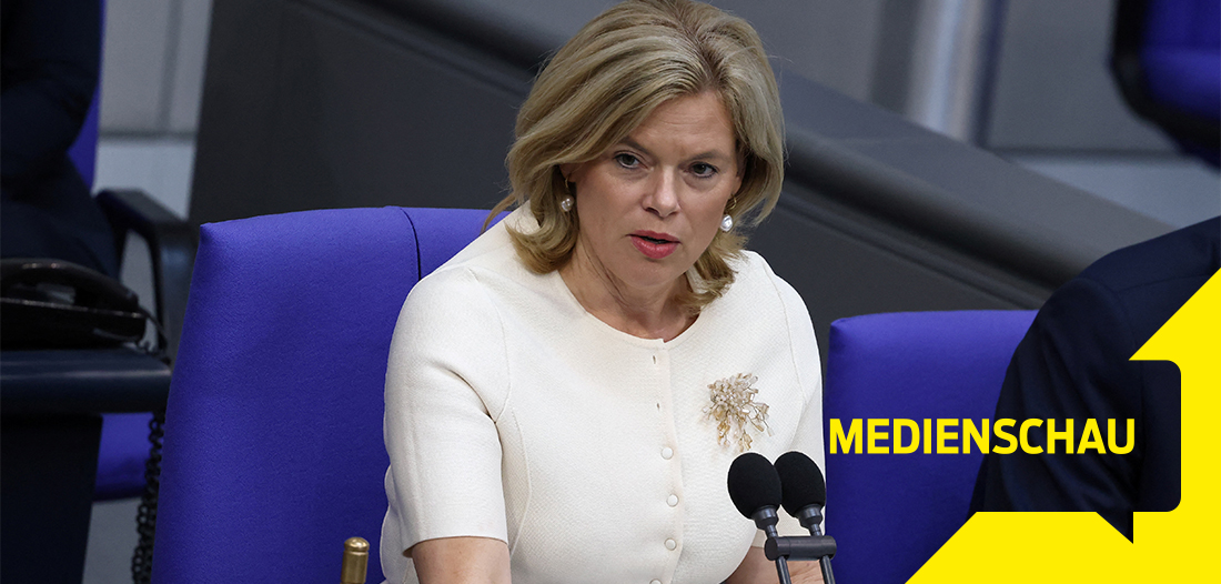 Medienschau: Klöckners Medienmeinung