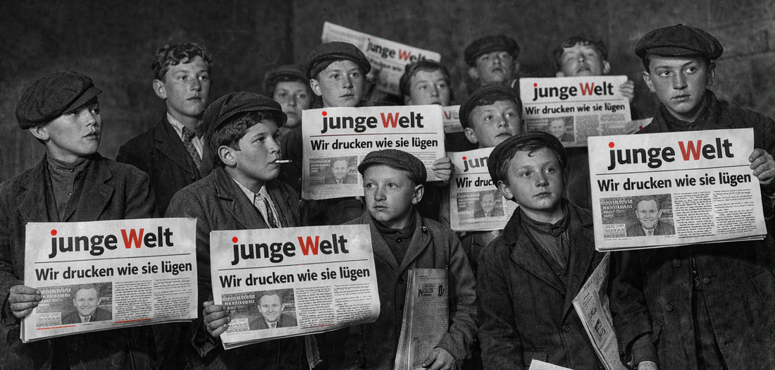 Junge Welt Zeitungsjungen im Straßenbild.png