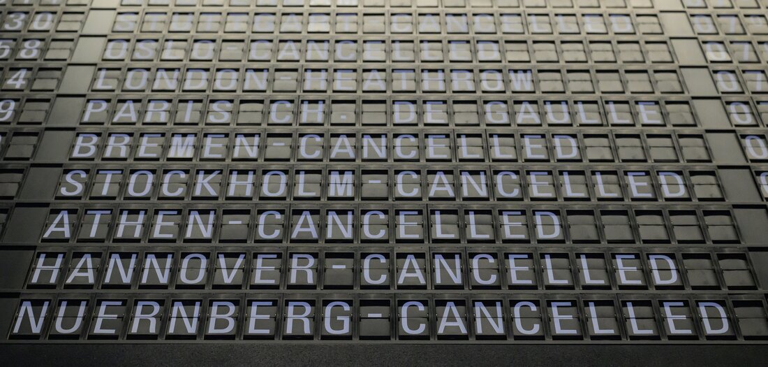 Streik im Luftverkehr: Lufthansa am Boden