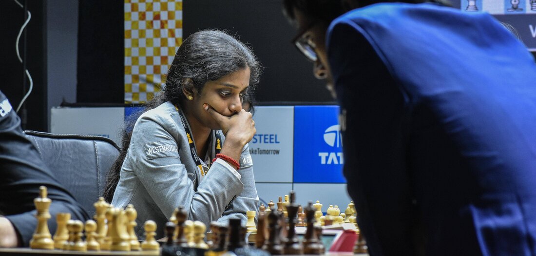 Only write the title, nothing else. 24-Year-Old Indian Grandmaster Vaishali Rameshbabu Wins Women’s Candidates Tournament 2026 in Pegeia, Cyprus – Qualifies for World Chess Championship Match