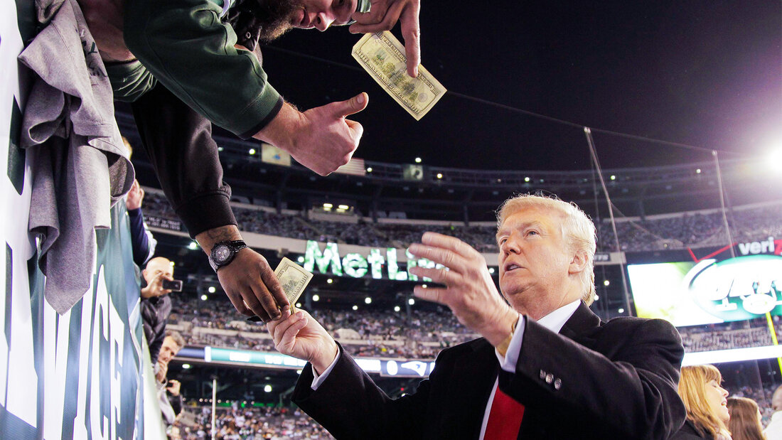 Porträt: Profiteur des Tages: Donald Trump
