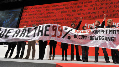 Die Linkspartei m&ouml;chte an der Seite der Menschen stehen und