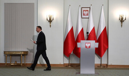 Dudas Abgang: Polens Präsident nach der Vorstellung seiner Pläne... Dudas Abgang: Polens Präsident nach der Vorstellung seiner Pläne...