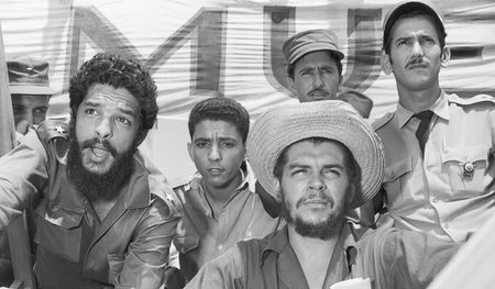 18. September 1960: Che (mit typischem kubanischen Strohhut) bei...