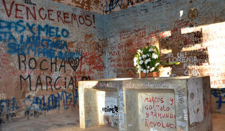 In Vallegrande wurde der Leichnam Che Guevaras zur Schau gestell...