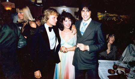 Claude François (links) mit Dani und Alain Chamfort (rechts) im ...