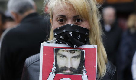 Kundgebung für Santiago Maldonado am 1. Oktober in Buenos Aires