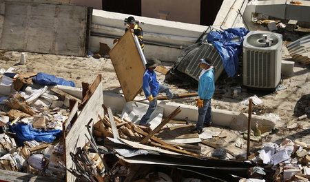 Aufräumarbeiten am Dienstag in Puerto Rico