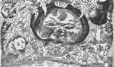 Königstomate und kleinste Tomate, 1945, Illustration aus »Die Sc...