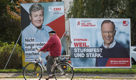 In Umfragen liegt die SPD des amtierenden Ministerpräsidenten St...