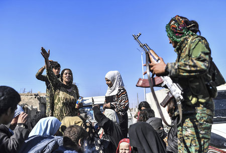 Im Osten Syriens rückt die syrische Armee vor, in Rakka (Foto) s...