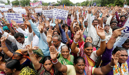 Die Dalits werden in Indien bis heute ausgegrenzt – Proteste geg... Die Dalits werden in Indien bis heute ausgegrenzt – Proteste geg...
