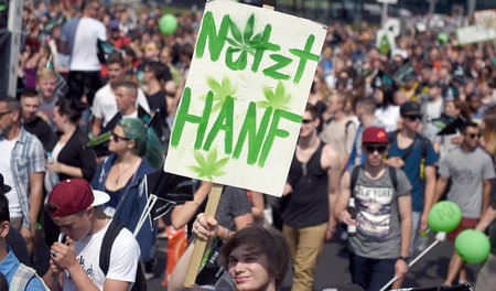 Hanfparade im Sommer 2016 in Berlin